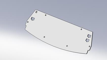 Opulus 16 Fuel Bed Shelf (B)